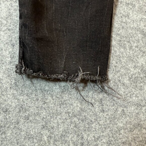 Lucky Brand Ankle Jeans Women's 8 X 29 Gray Denim Stretch Mid Rise Frayed Hem - Picture 4 of 8